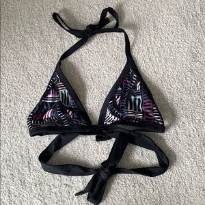 PINK triangle bikini top